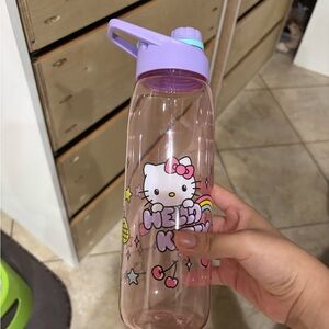 Hello Kitty Pink and Purple Water Bottle